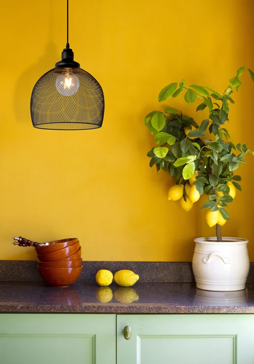 Lucide MESH - Lámpara colgante - Ø 28 cm - 1xE27 - Negro - ambiente 1